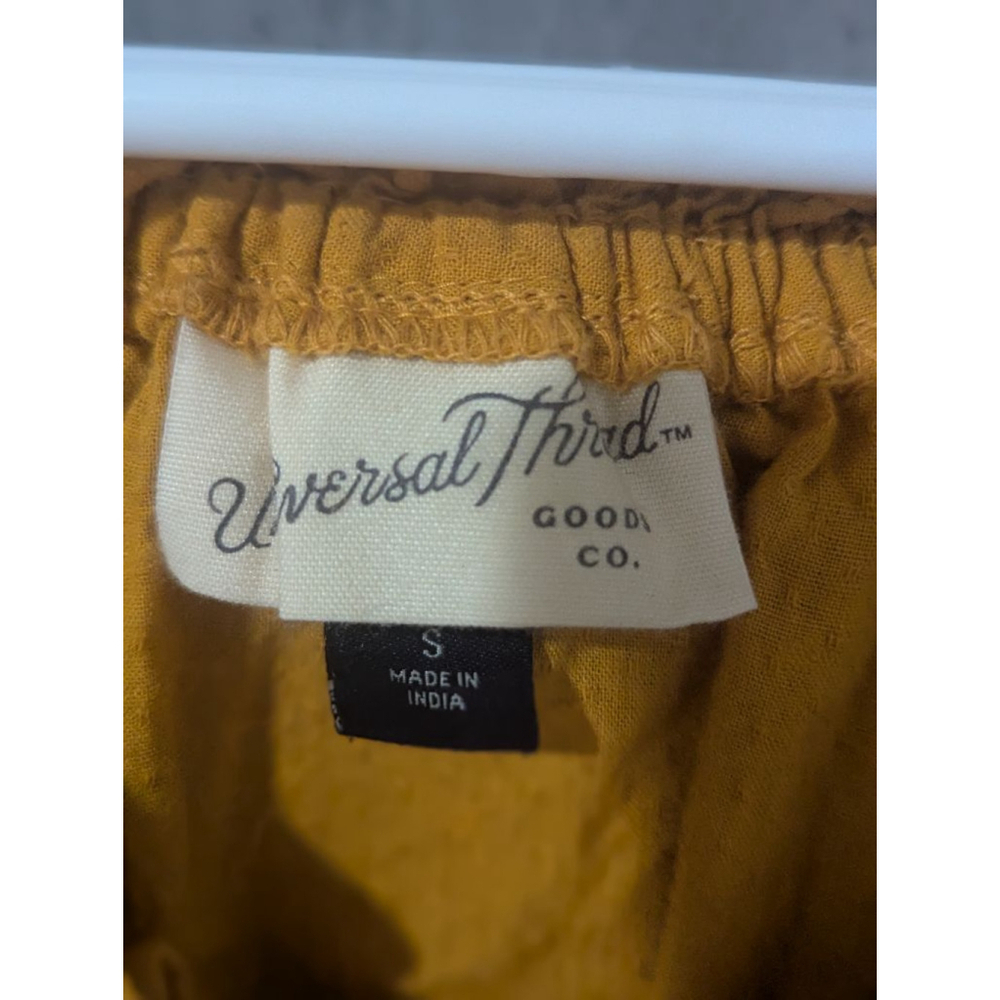 Women's Universal Thread Yellow Blouse S - Picture 4 of 5